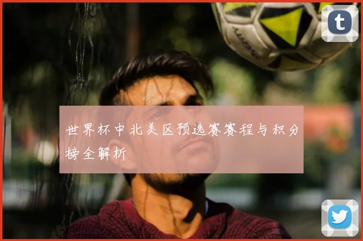 世界杯中北美区预选赛赛程与积分榜全解析